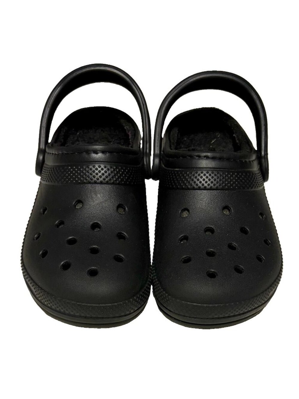 Crocs Black Fuzzy Lined Women’s Size 7 Men’s Size 5